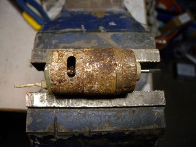 Moteur avant nettoyage