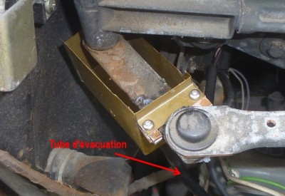 Gouttière installée.