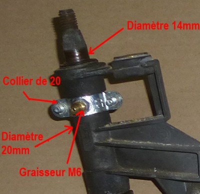 Essuie glace 10mm partie gauche.