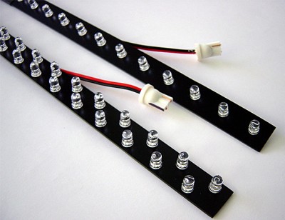 Les deux modèles de bandeau disponibles (15 et 29 leds)