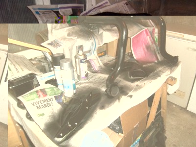 IMGP5148.JPG (1.96 Mio) Vu 3537 fois Peinture des éléments (noir pour les tôles, noir thermique pour l'échappement)