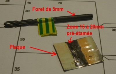 Tube de diamètre 5mm Préparation.