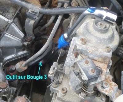Outil sur bougie 3.