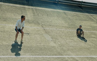 Georgesetcie et Onzo sur l'anneau de vitesse